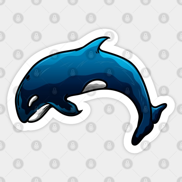 Killer Whale Sticker by Sticker Steve